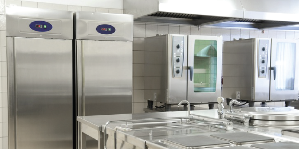 Commercial kitchen refrigeration.
