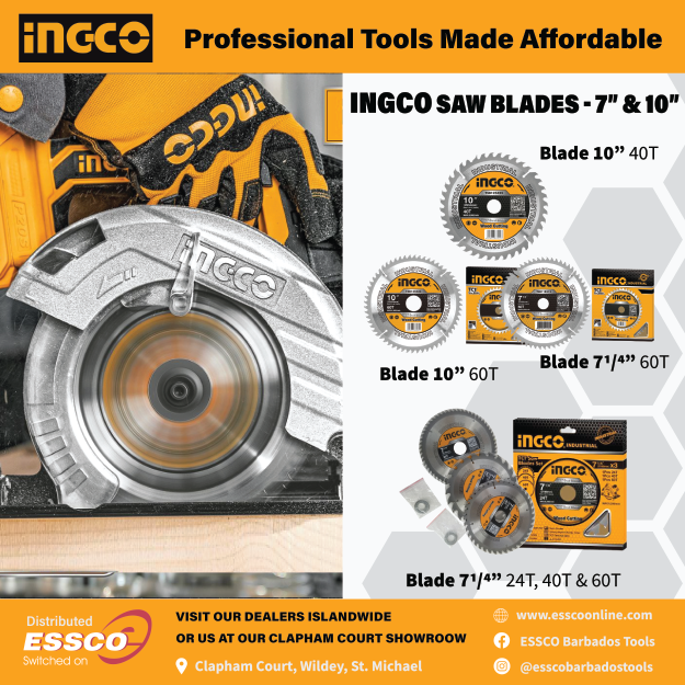 ESSCO social media post about INGCO Saw Blades