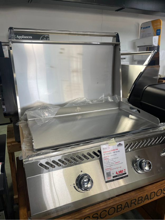 Napoleon Griddle open