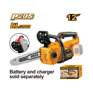 INGCO lithium-ion chain saw CGSLI20128 available at ESSCO