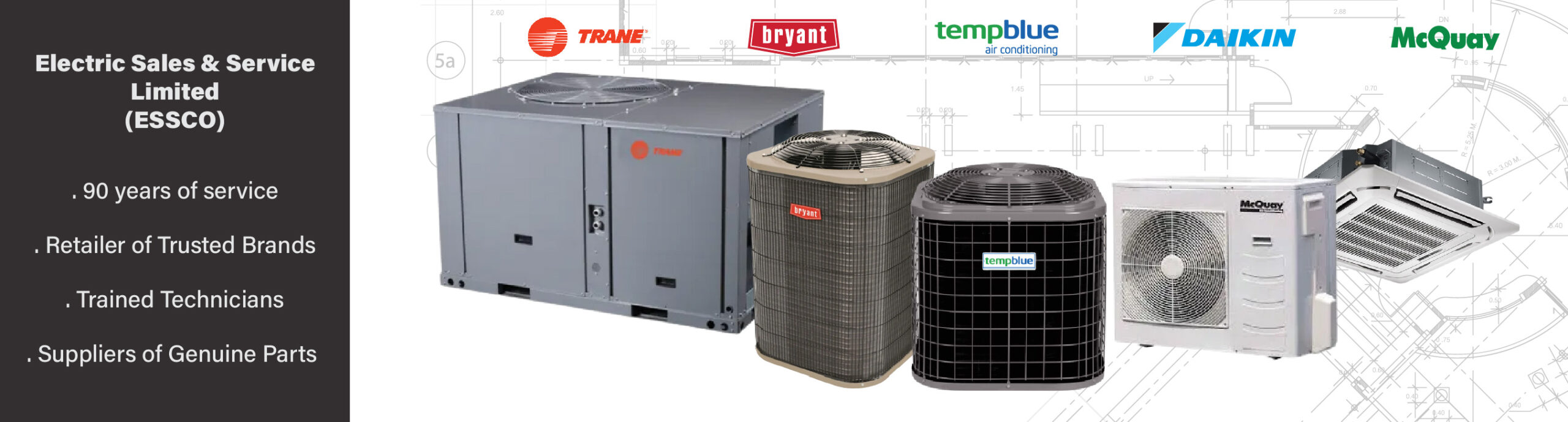 ESSCO 2026 Desktop Banner : Commercial AC