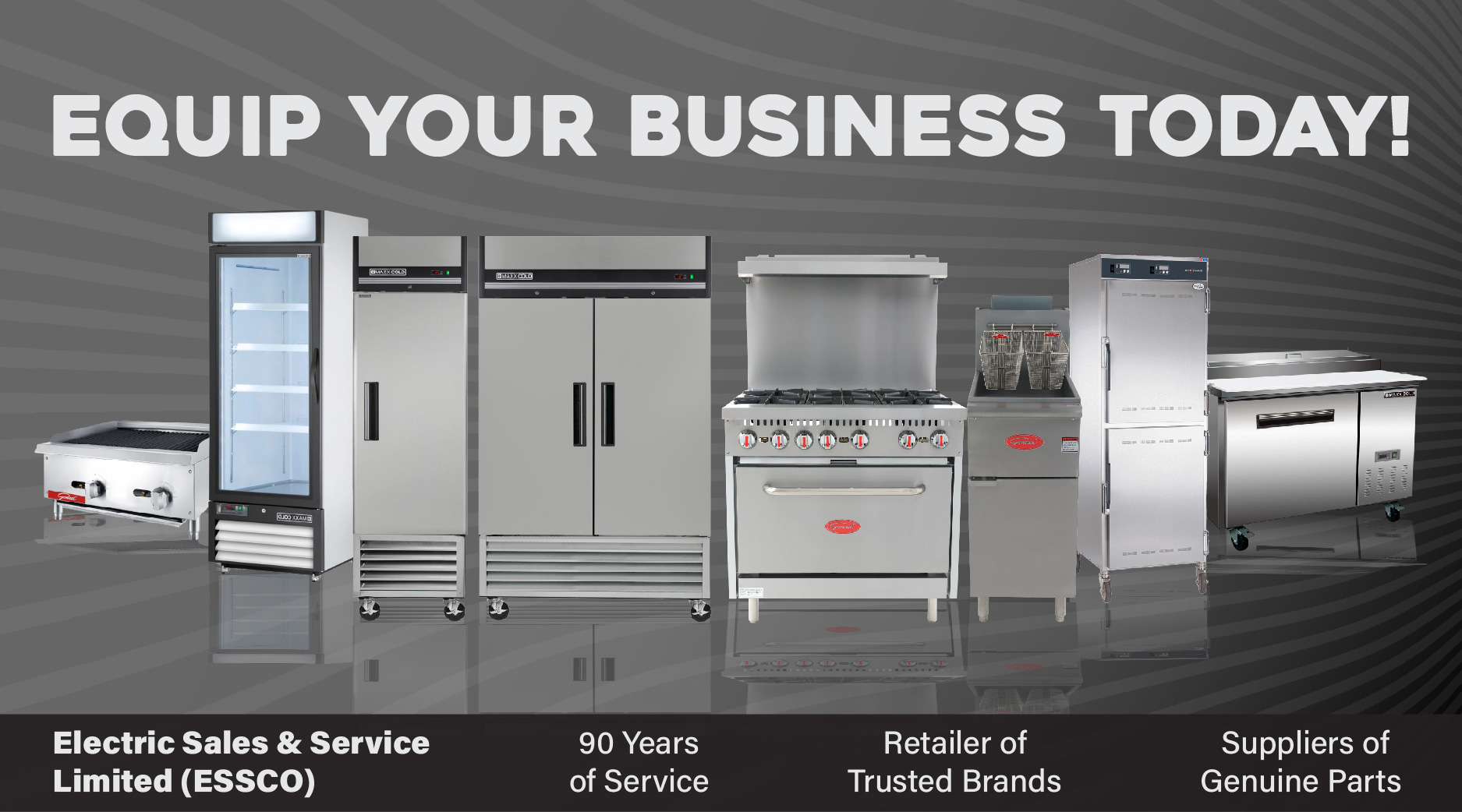 ESSCO 2026 Mobile Banner : Commercial Appliances