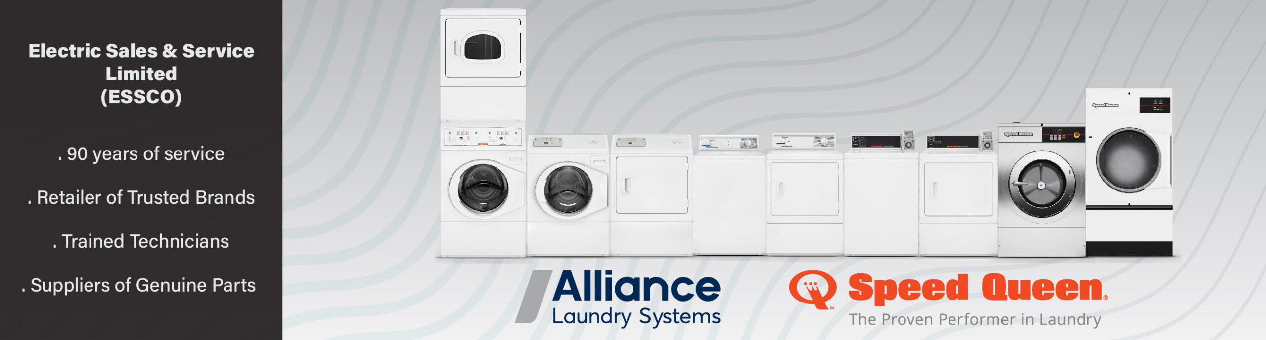 ESSCO 2026 Desktop Banner : Speed Queen
